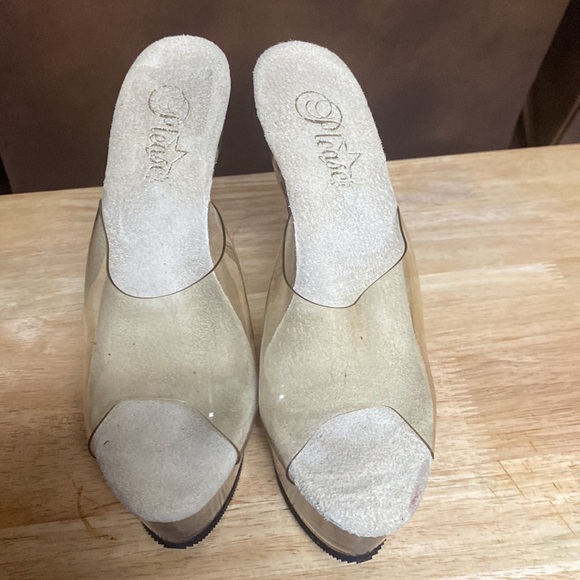 Pleasers 6inch clear classic platform - Picture 3 of 3